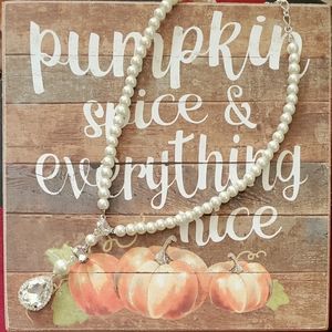 Cezanne Pearl & Cubic Zirconia Pendant Necklace